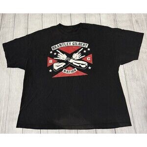 Brantley Gilbert Nation Stone Cold Country Mens Short Sleeve T-Shirt Size 3XL?